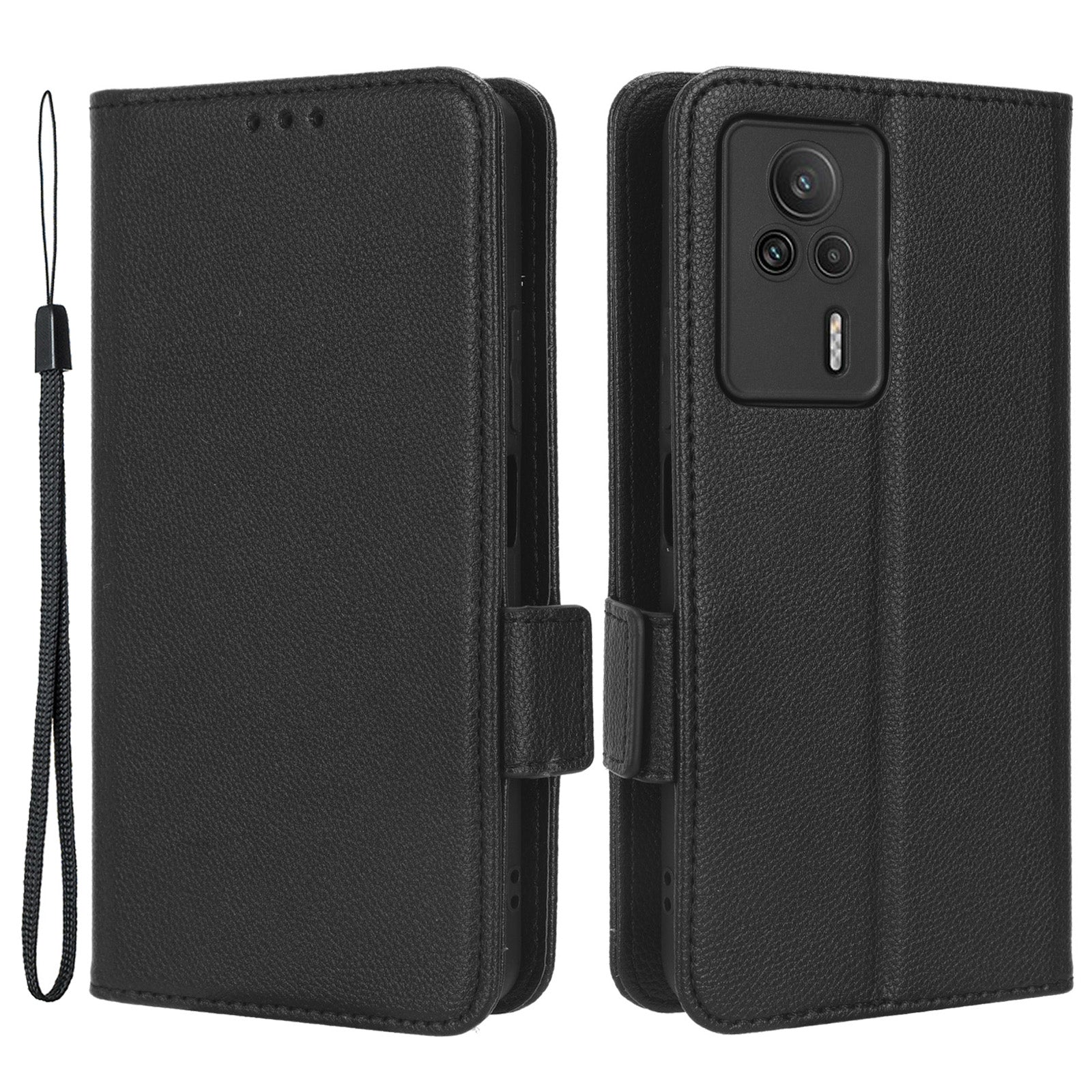 For Xiaomi Redmi K60E 5G Anti-Scratch Litchi Texture Phone Case PU Leather TPU Wallet Stand Phone Cover For Xiaomi Redmi K60E 5G Anti-Scratch Litchi Texture Phone Case PU Leather TPU Wallet Stand Phone Cover